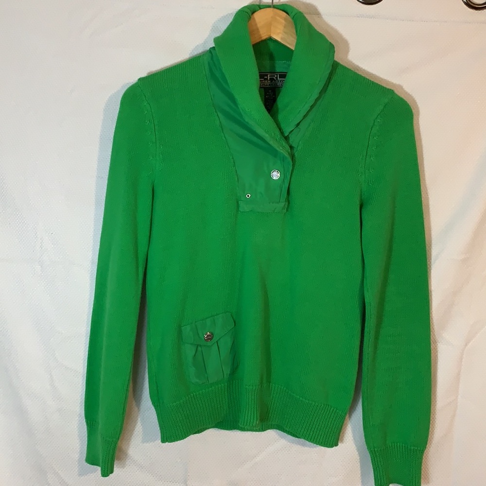 Lauren Active Ralph Lauren Green Sweater Women's Medium